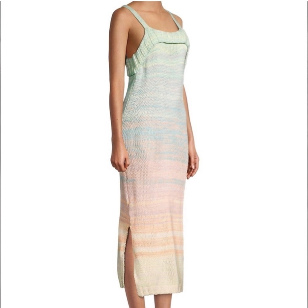 NWT 525 America revolve Ombre relaxed Knit Midi-Dress size medium women's